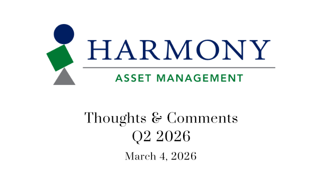 Thoughts & Comments: Q2 2026 - Jul 27, 2026